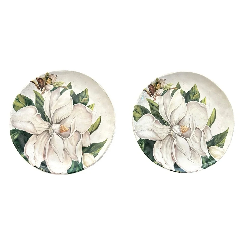 Pier 1 Magnolia Salad Plates 8.75